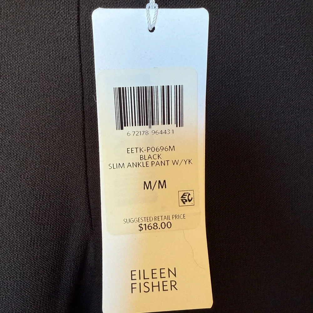 NWT Eileen Fisher pants. Lightweight. Stretch - Picture 2 of 4